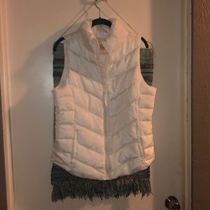 White winter vest!